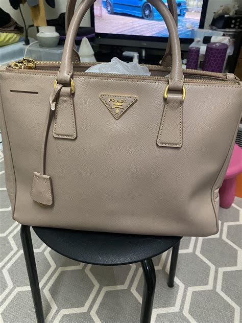 prada double zip tote review|prada saffiano tote price.